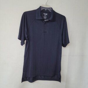 Officers Only‎ Tactical Polo Shirt Mens M Navy Blue By Bob Barker Short Sleeve